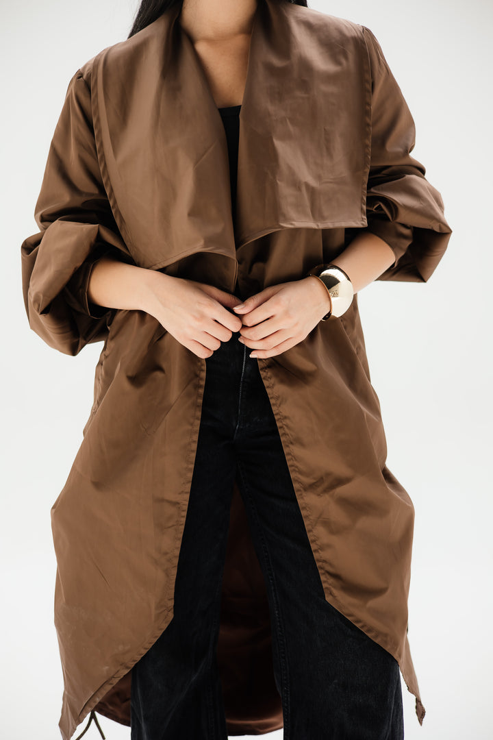 Waterproof coat _ brown