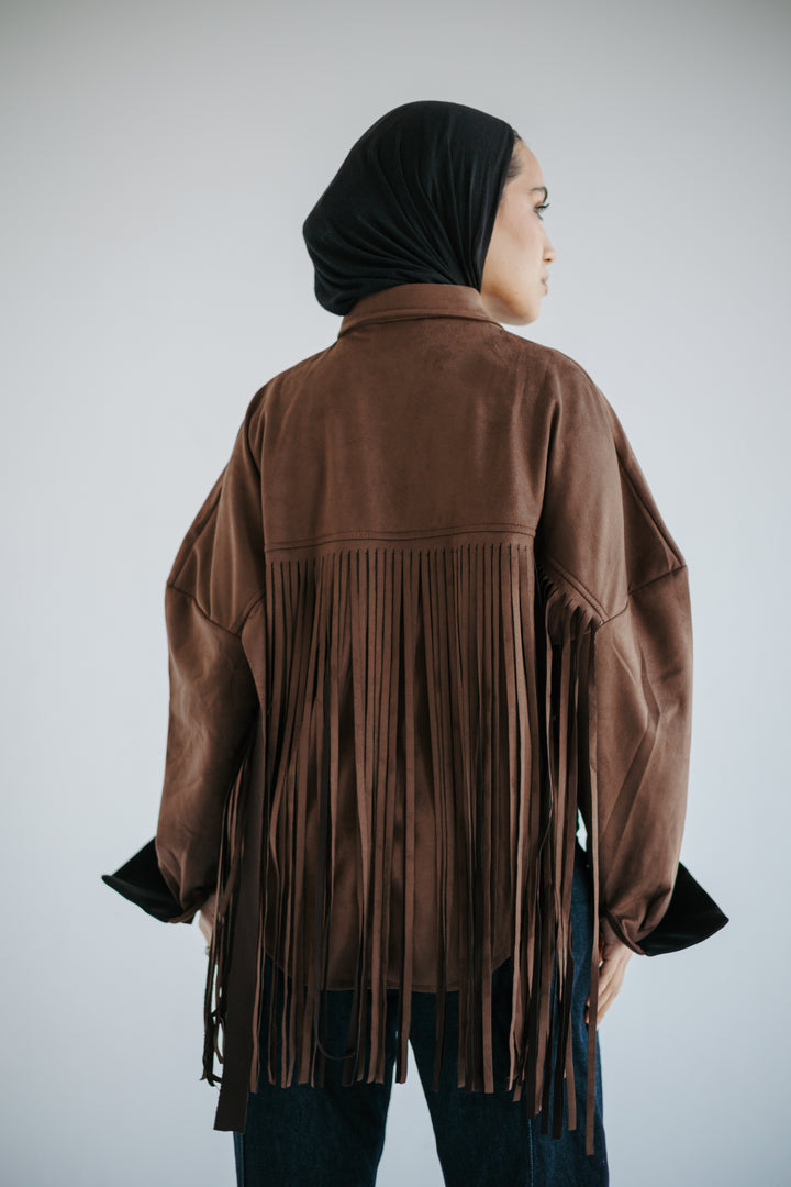 Move on Shirt in Brown