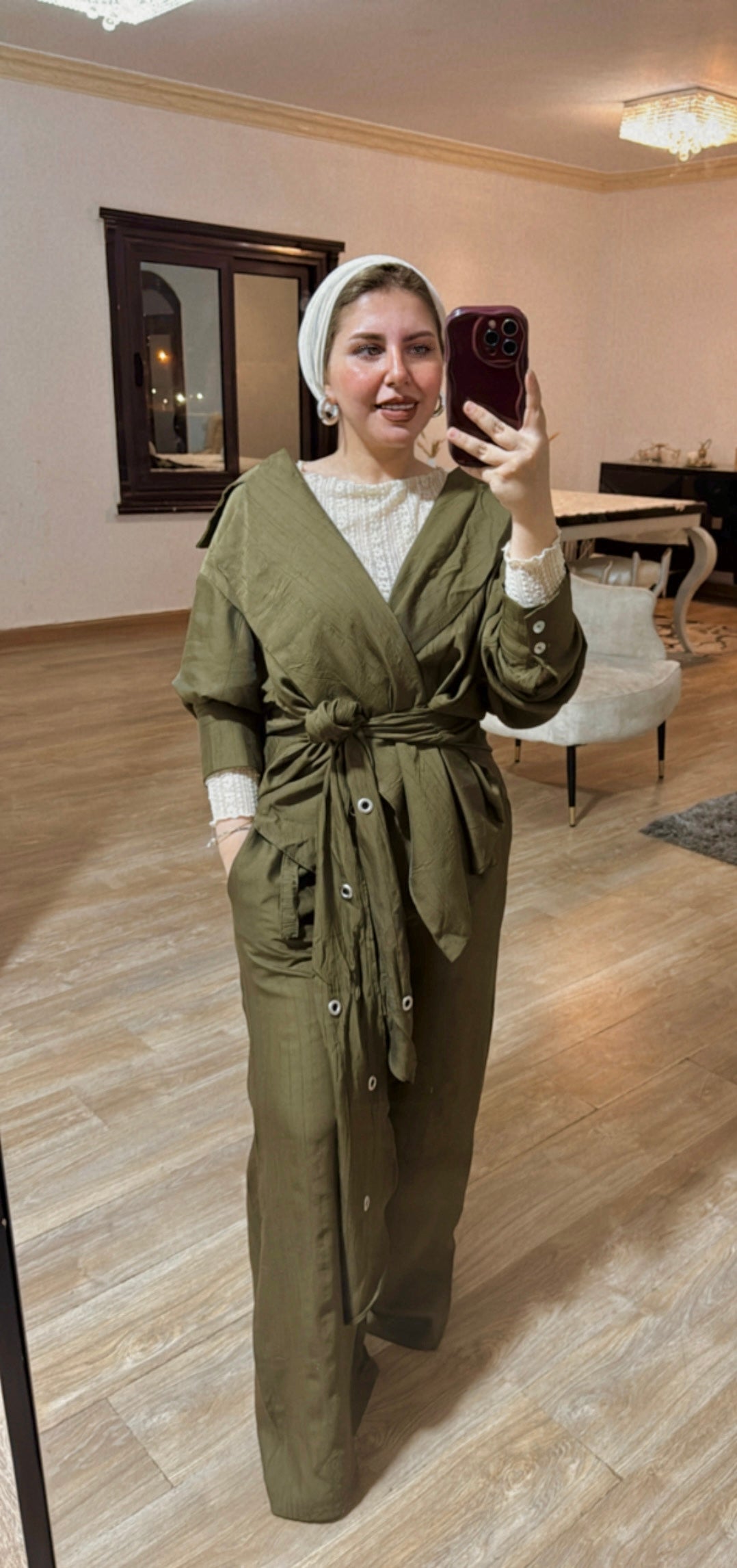 Lily in olive