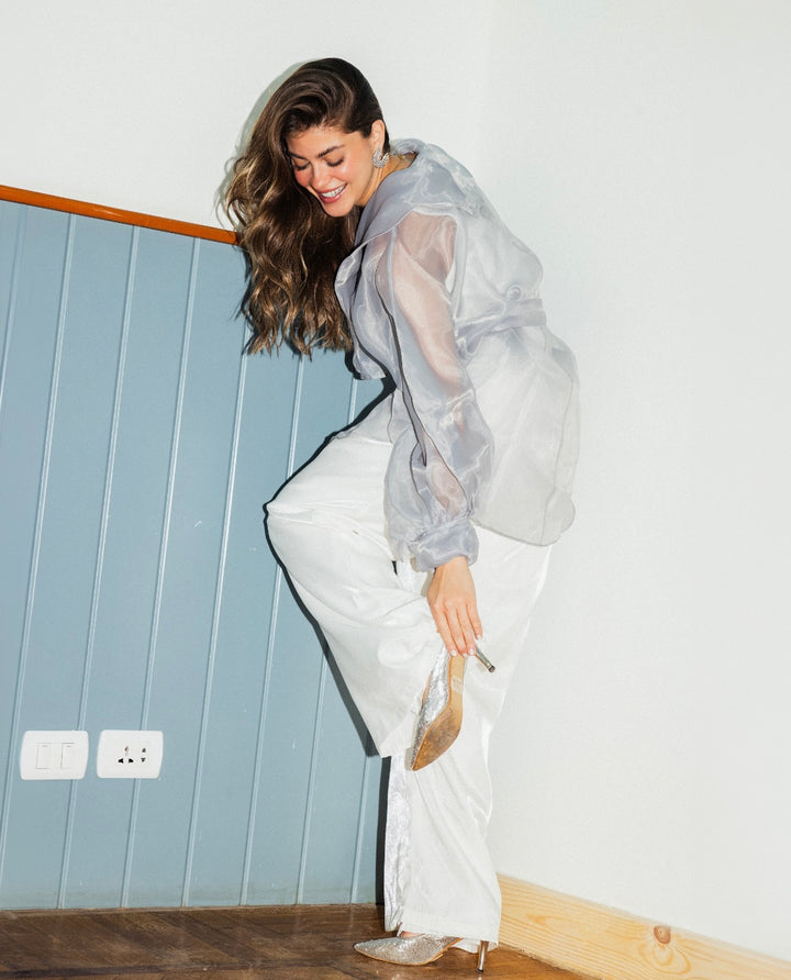Crystal Blouse in Grey