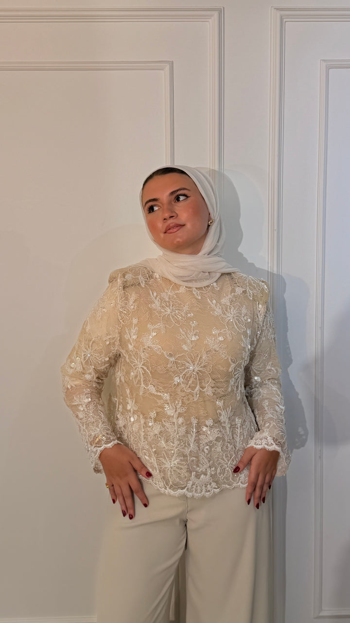 Luxury Blouse in Off-White
