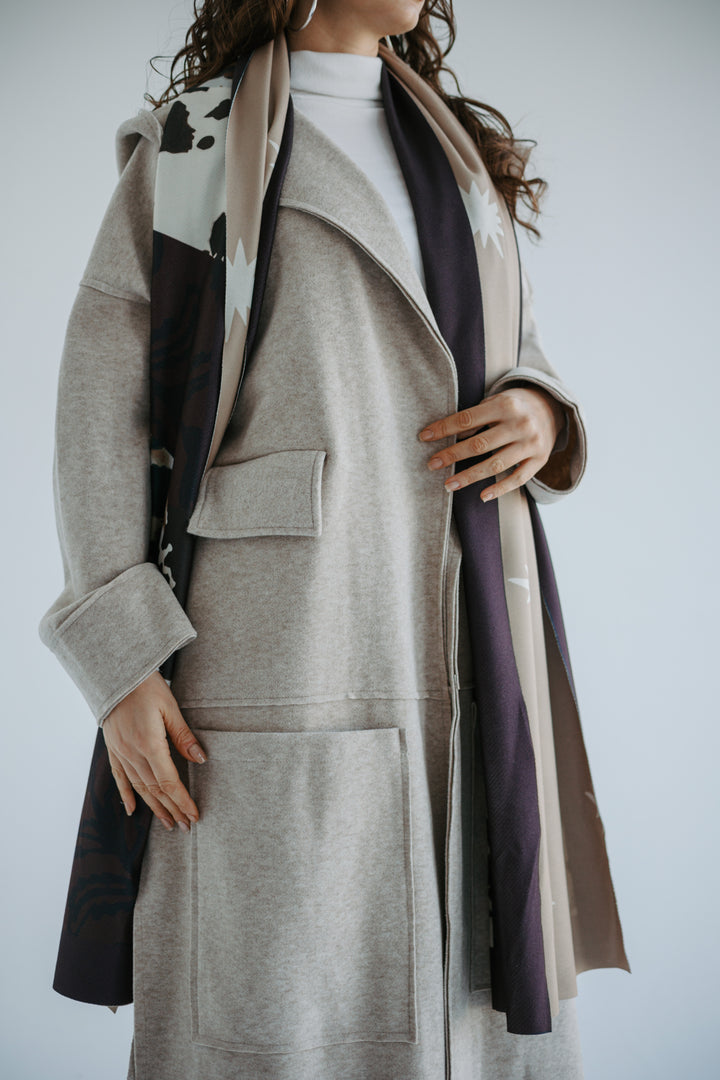 Maxi Coat in Beige