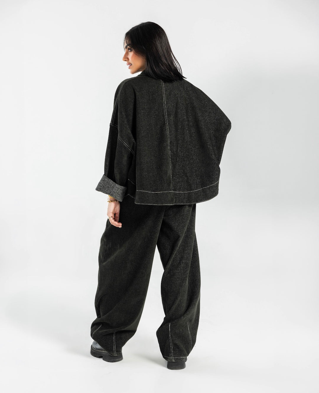 Weekend Casual Set- dark olive
