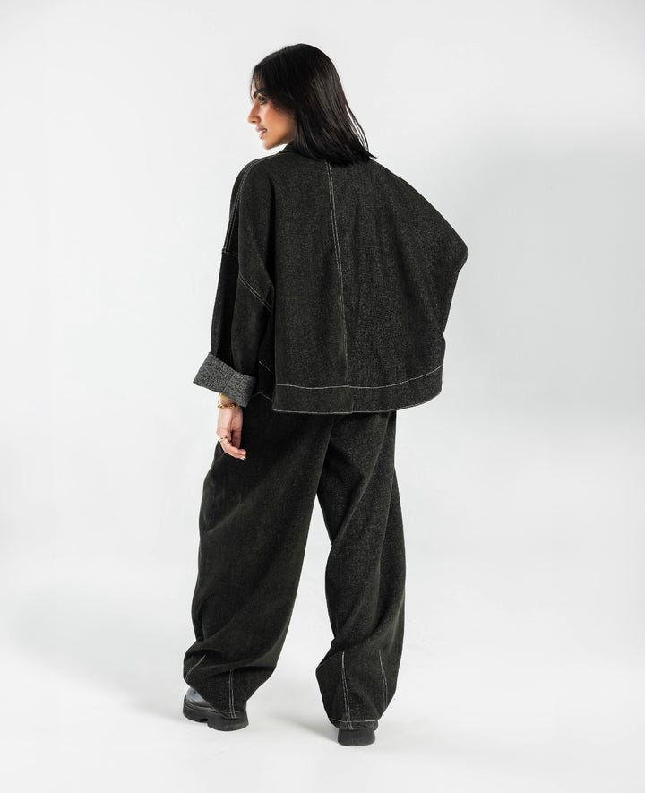 Weekend Casual Set- dark olive