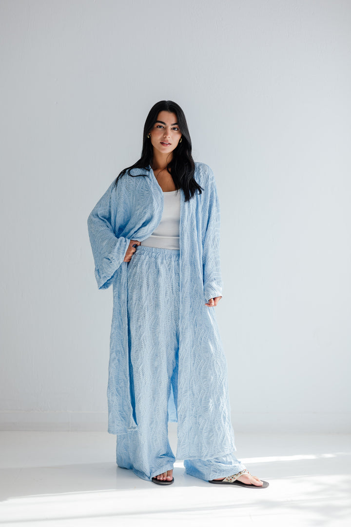 Modest essence in blue