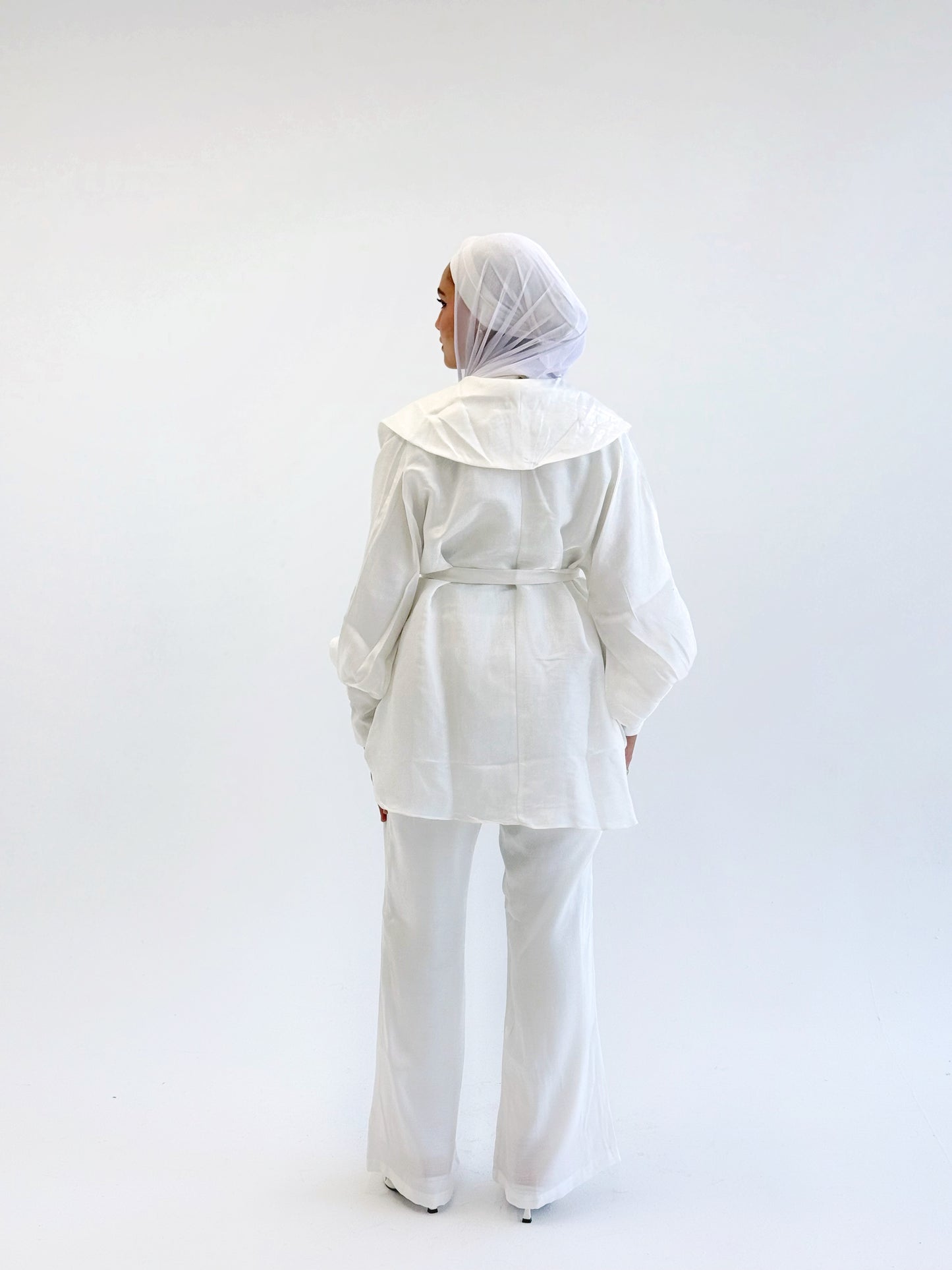 Twistly set - white