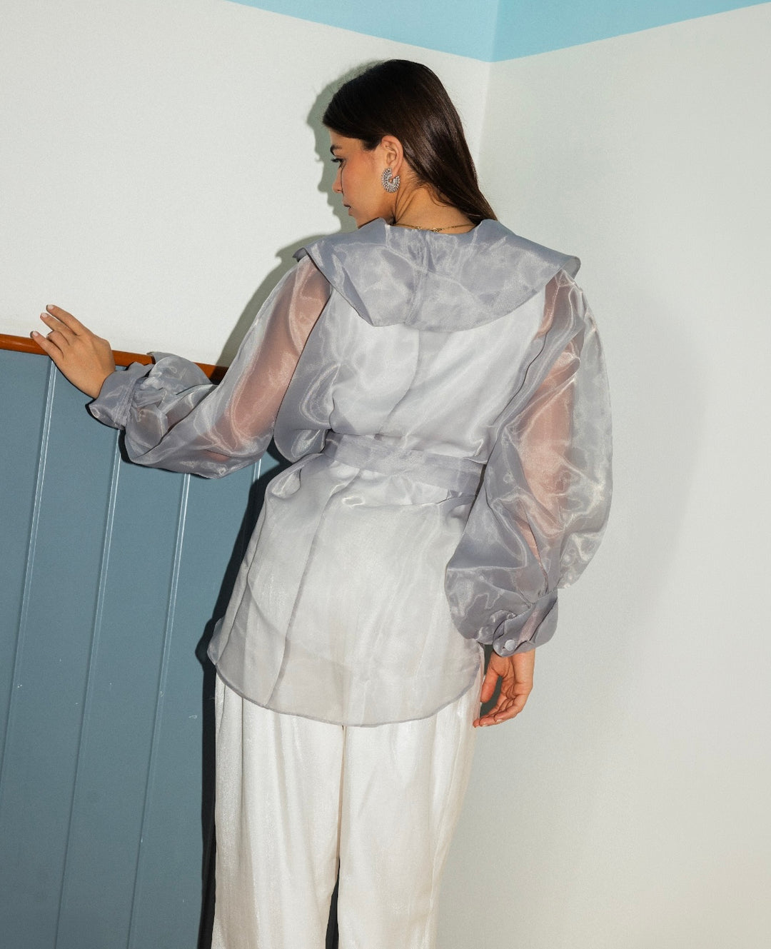 Crystal Blouse in Grey