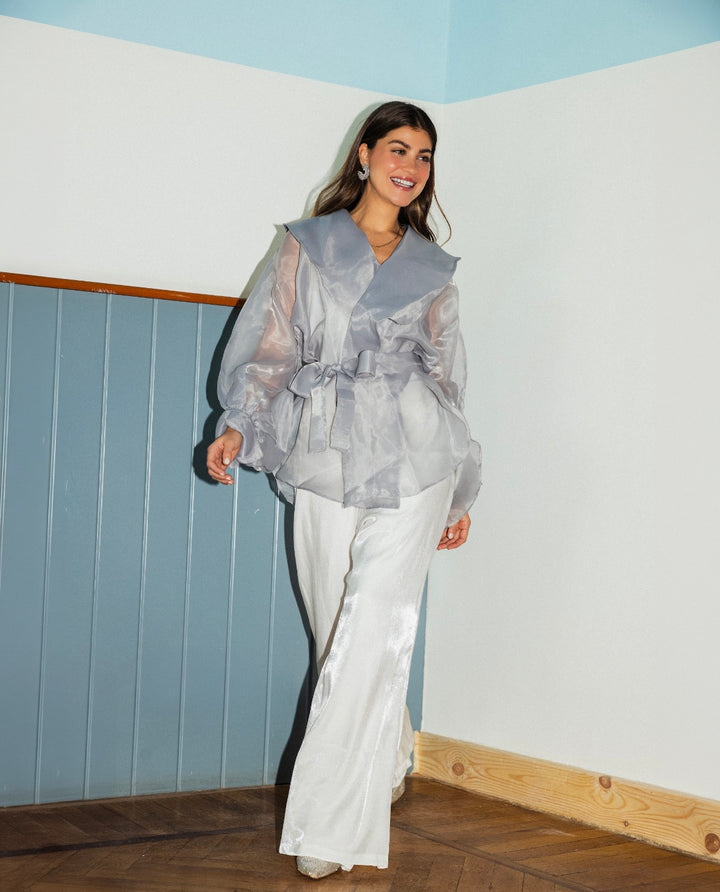 Crystal Blouse in Grey