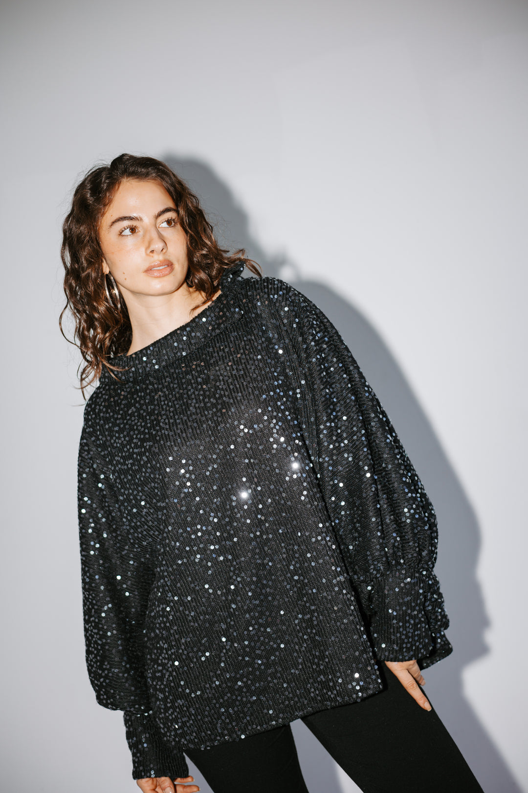 Sequin Vibe in Black