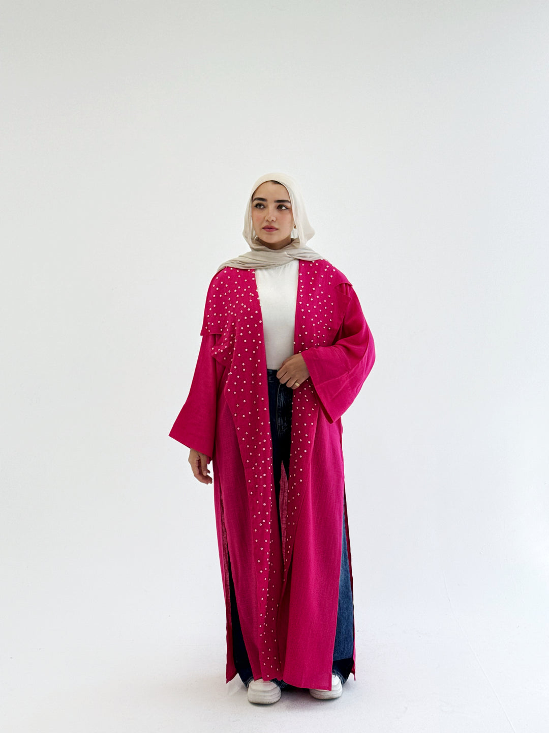 Cardigan fushia