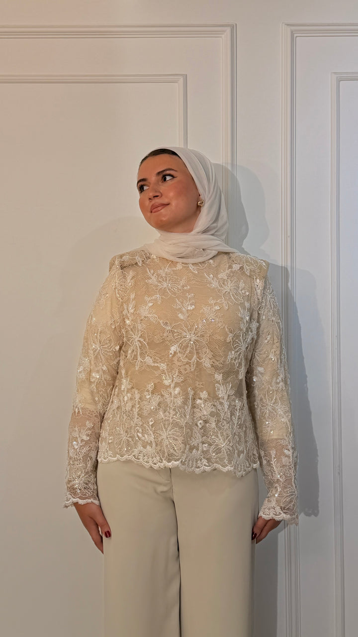 Luxury Blouse in Off-White