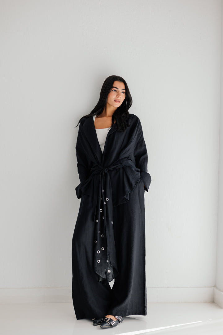 Lily in black