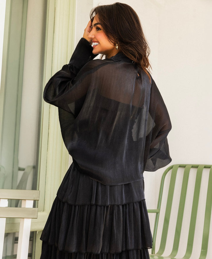 Shimmery Set in Black