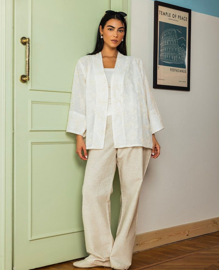 Boho Kimono in Off-White