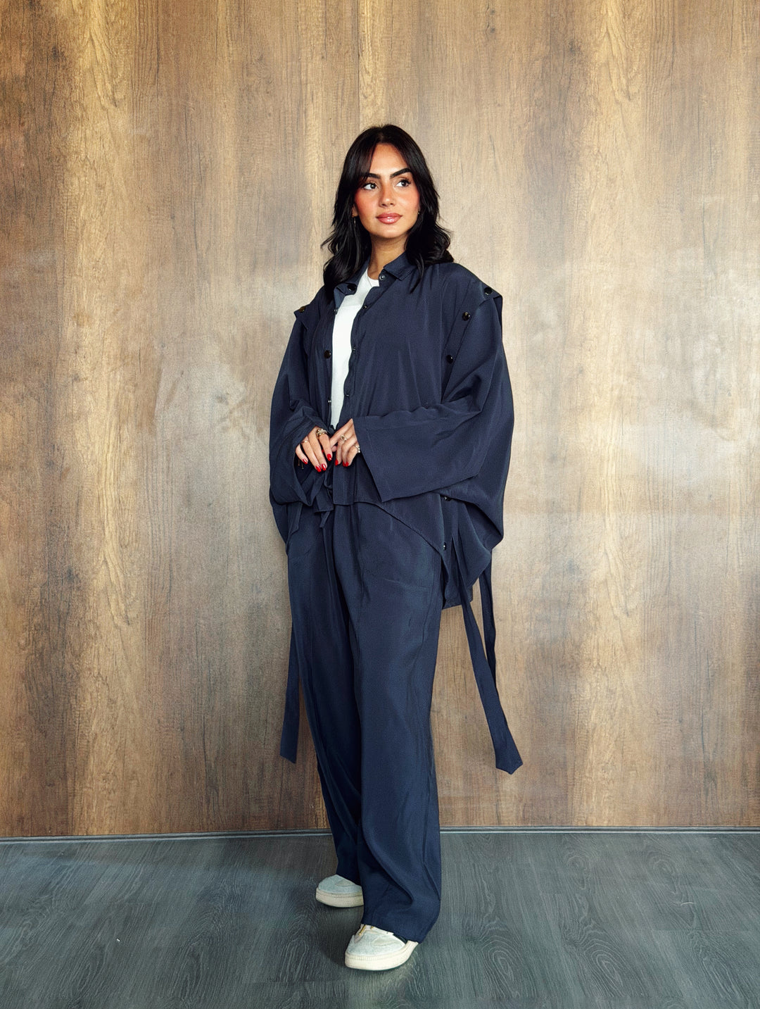 Ready To Go Set in Navy-Blue