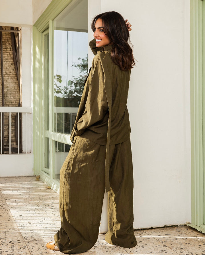 Maya Set in Olive-Green