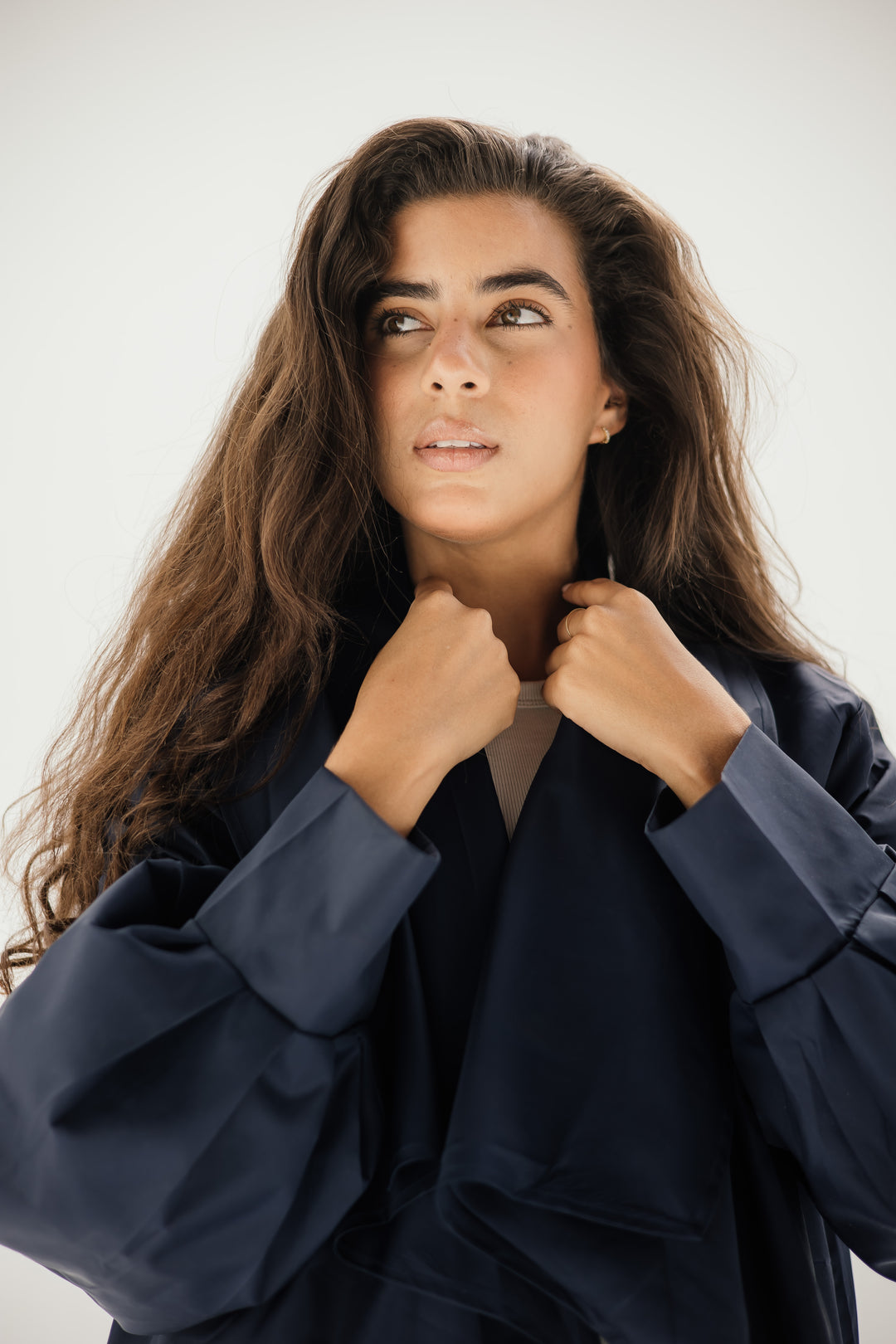 Waterproof coat- navy blue