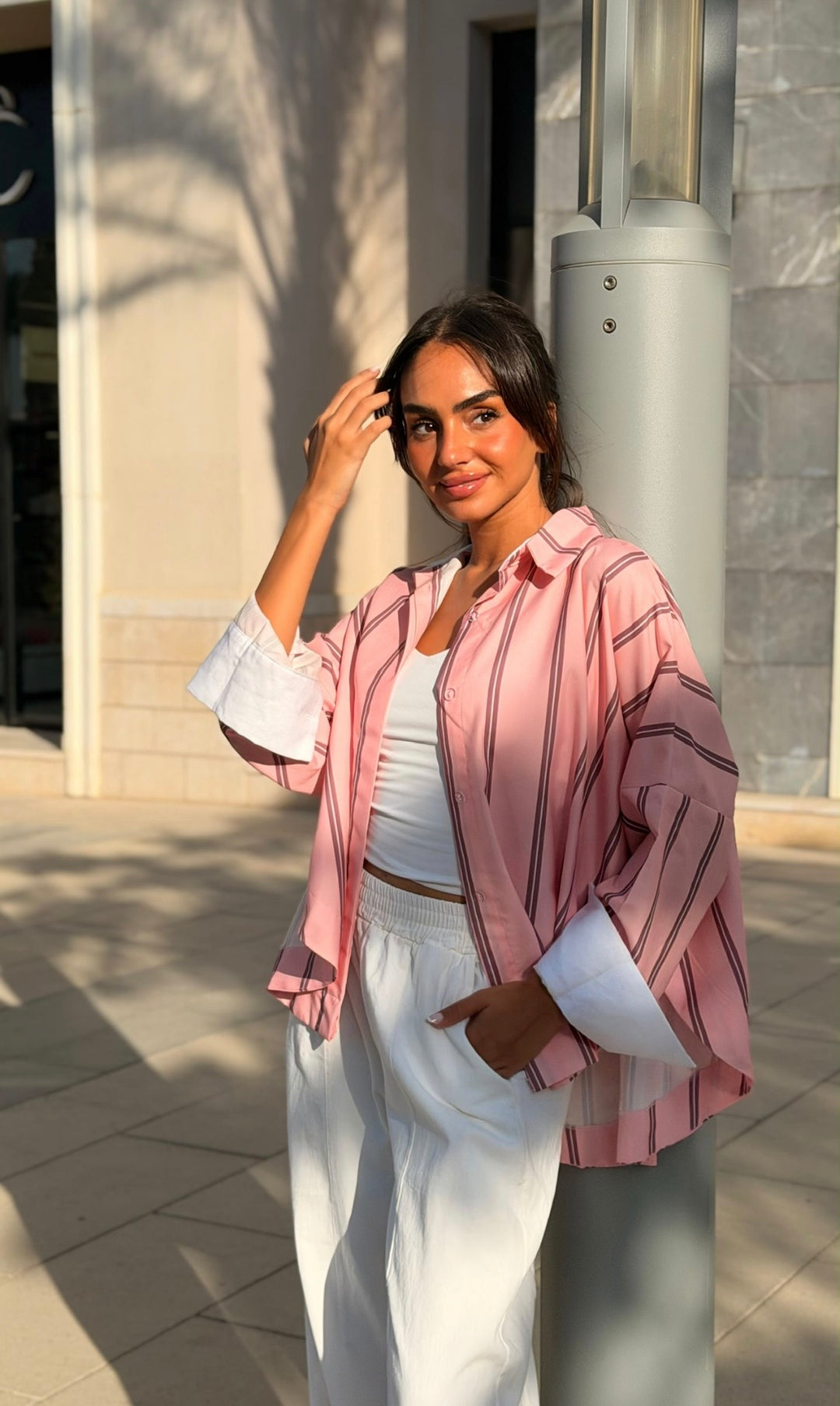 Line up shirt- pink
