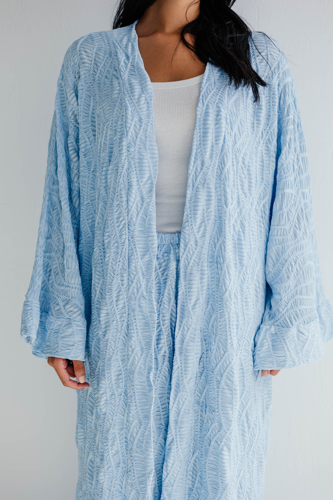 Modest essence in blue