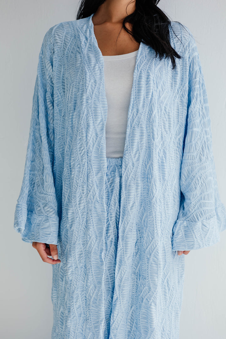 Modest essence in blue