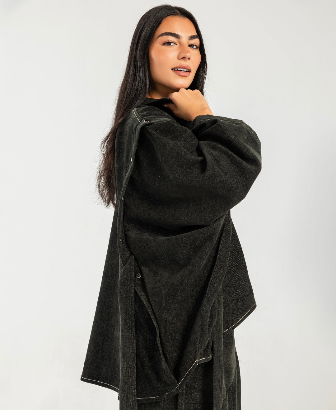 Winter ready to go set -dark olive