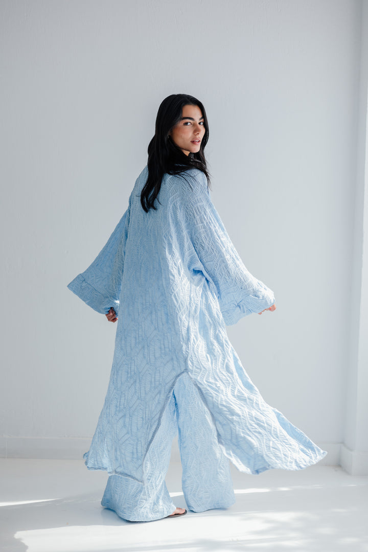 Modest essence in blue