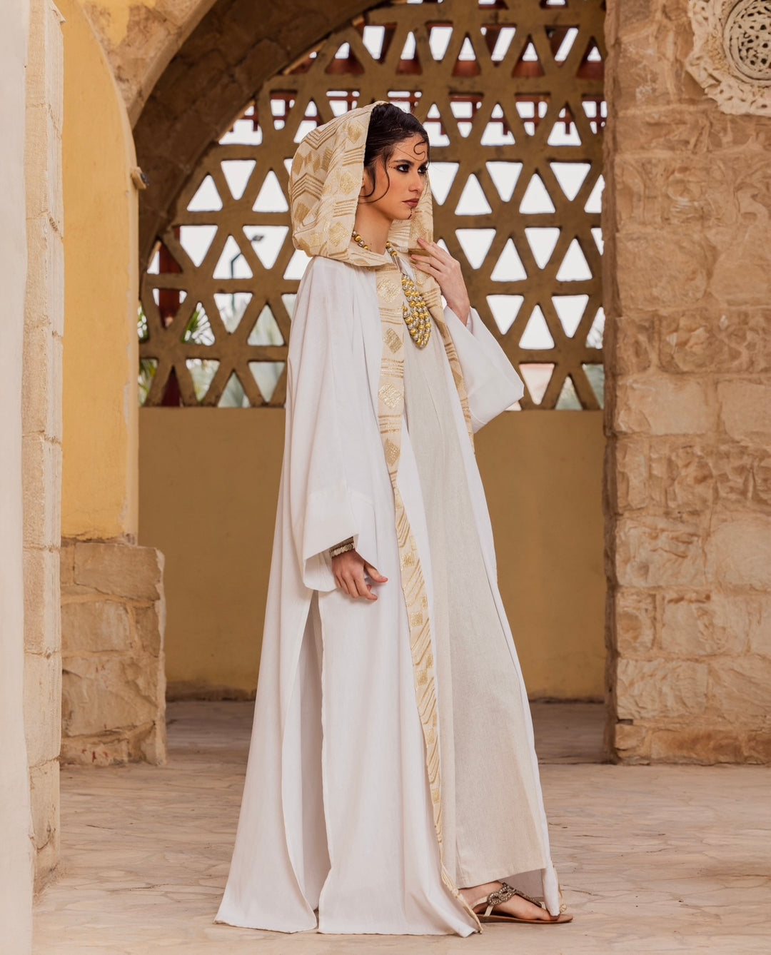 Shaghaf in White