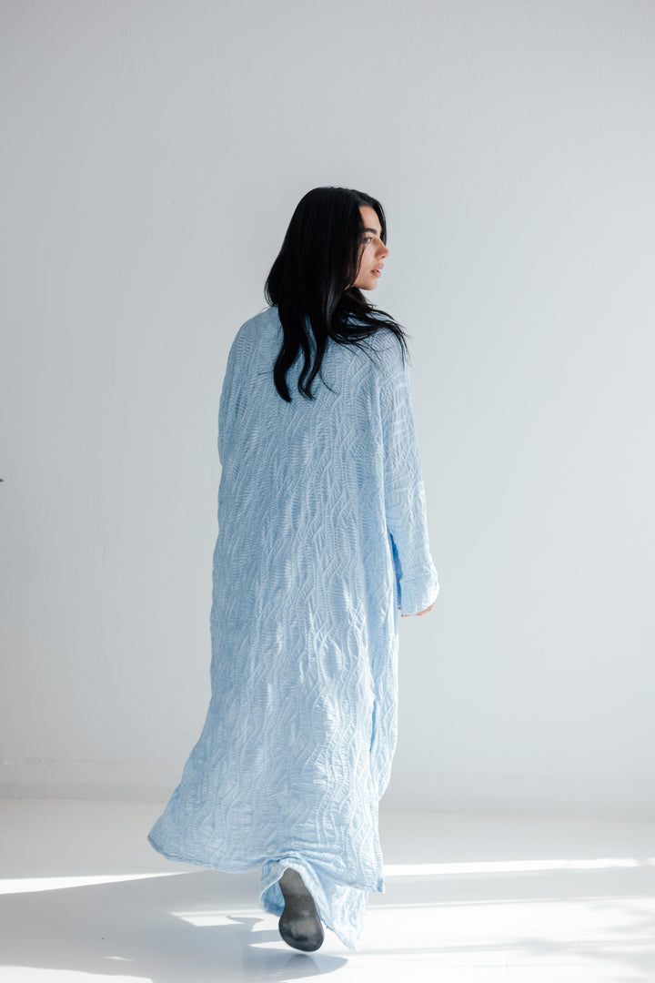 Modest essence in blue