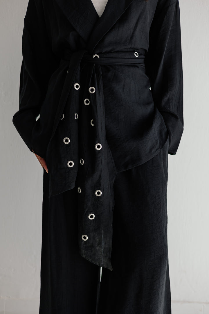 Lily in black