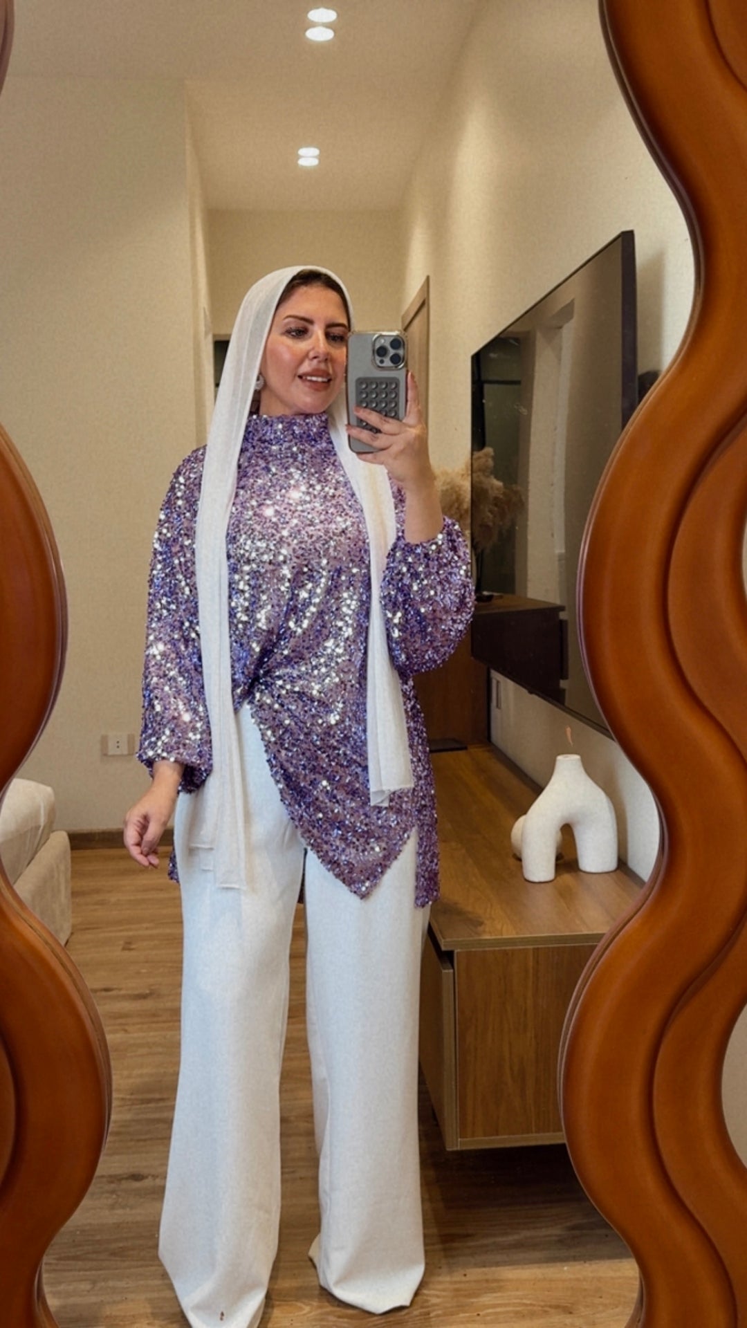 Starlight Blouse in Lavender