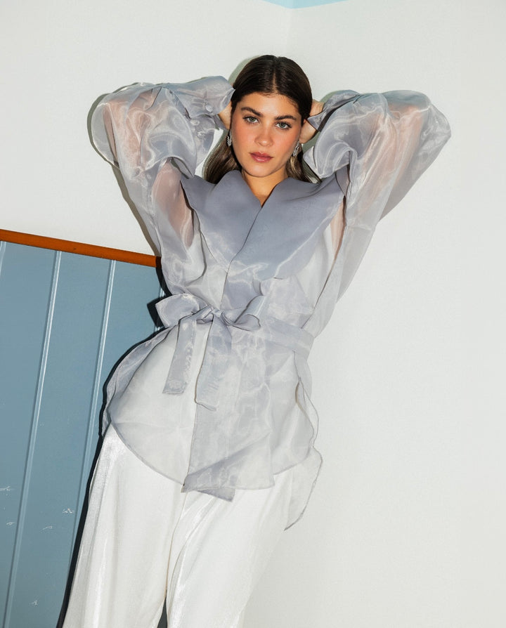 Crystal Blouse in Grey