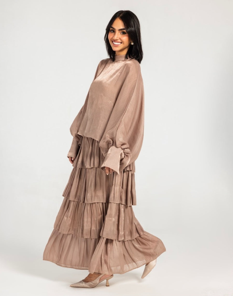 Shimmery Set in Caramel